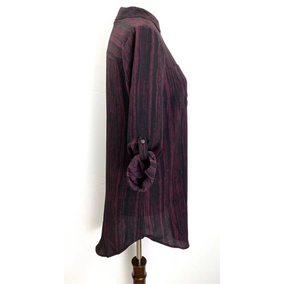 Rock Republic Purple Zipper Blouse - Picture 3 of 8